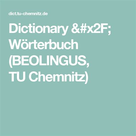 deutsches luder|Luder : Dictionary / Wörterbuch (BEOLINGUS, TU Chemnitz).